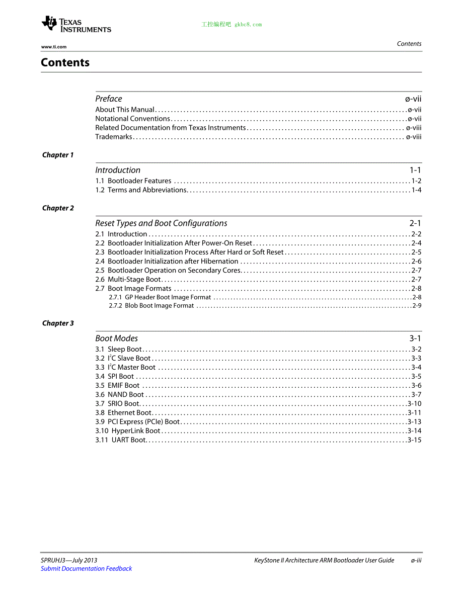 德州仪器ARM Bootloader用户手册编程手册英文版_第3页