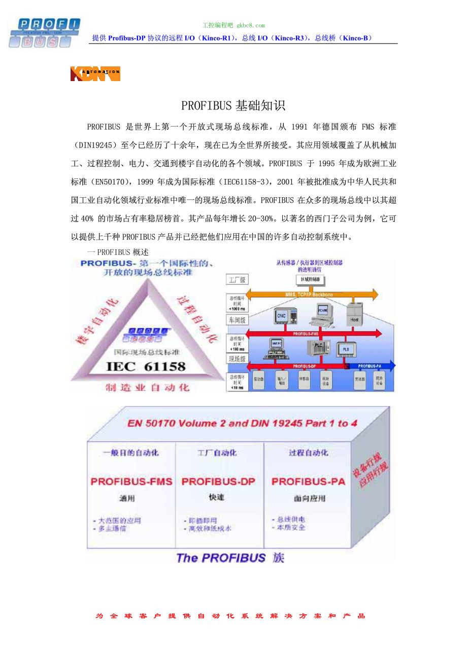 北京凯迪恩PROFIBUS基础知识 _第1页