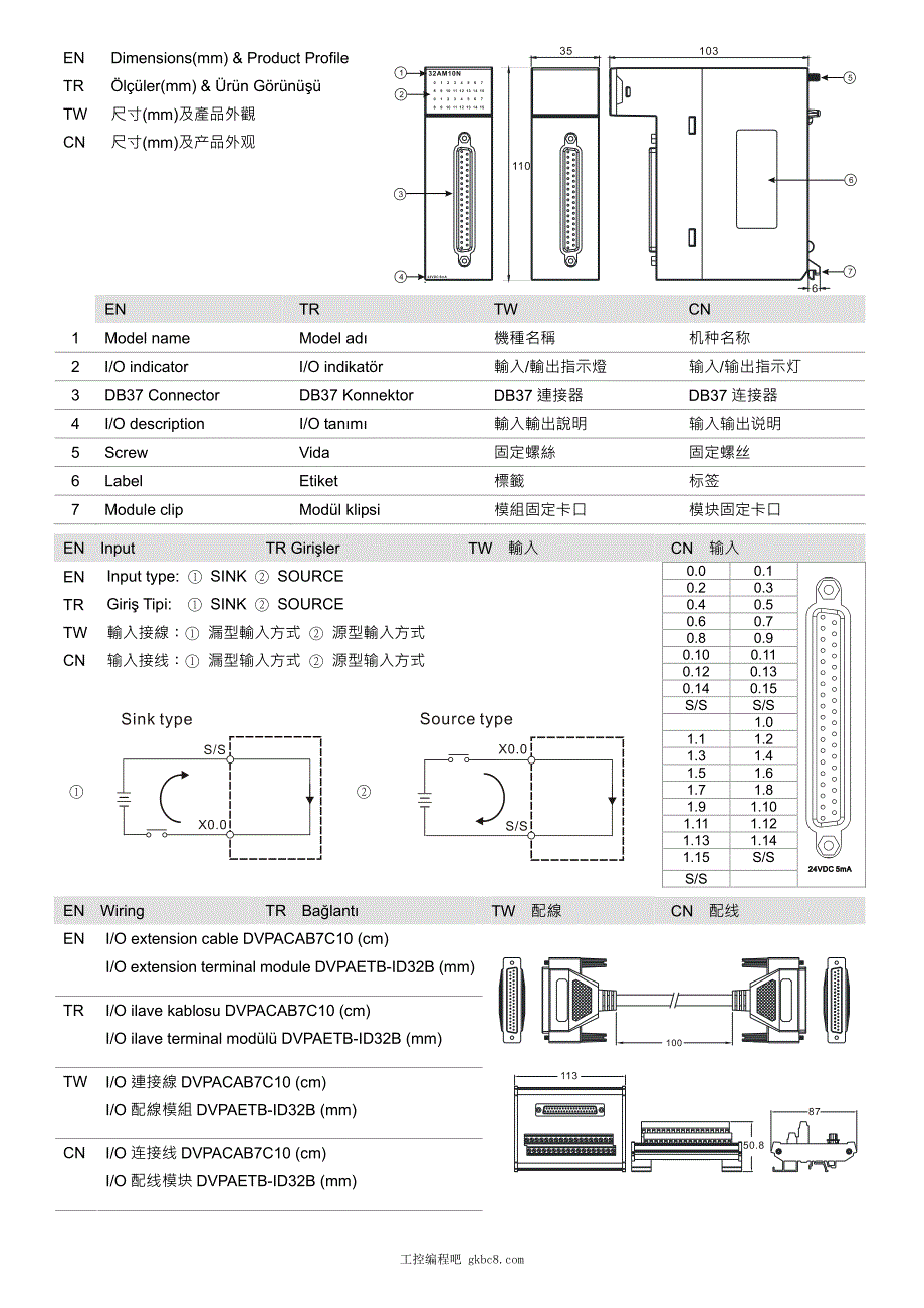 台达AH32AM10N-5B安装说明书_第2页