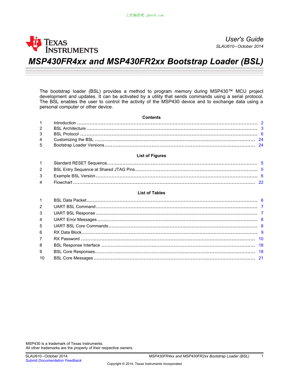 德州仪器MSP430FR用户手册编程手册英文版_第1页