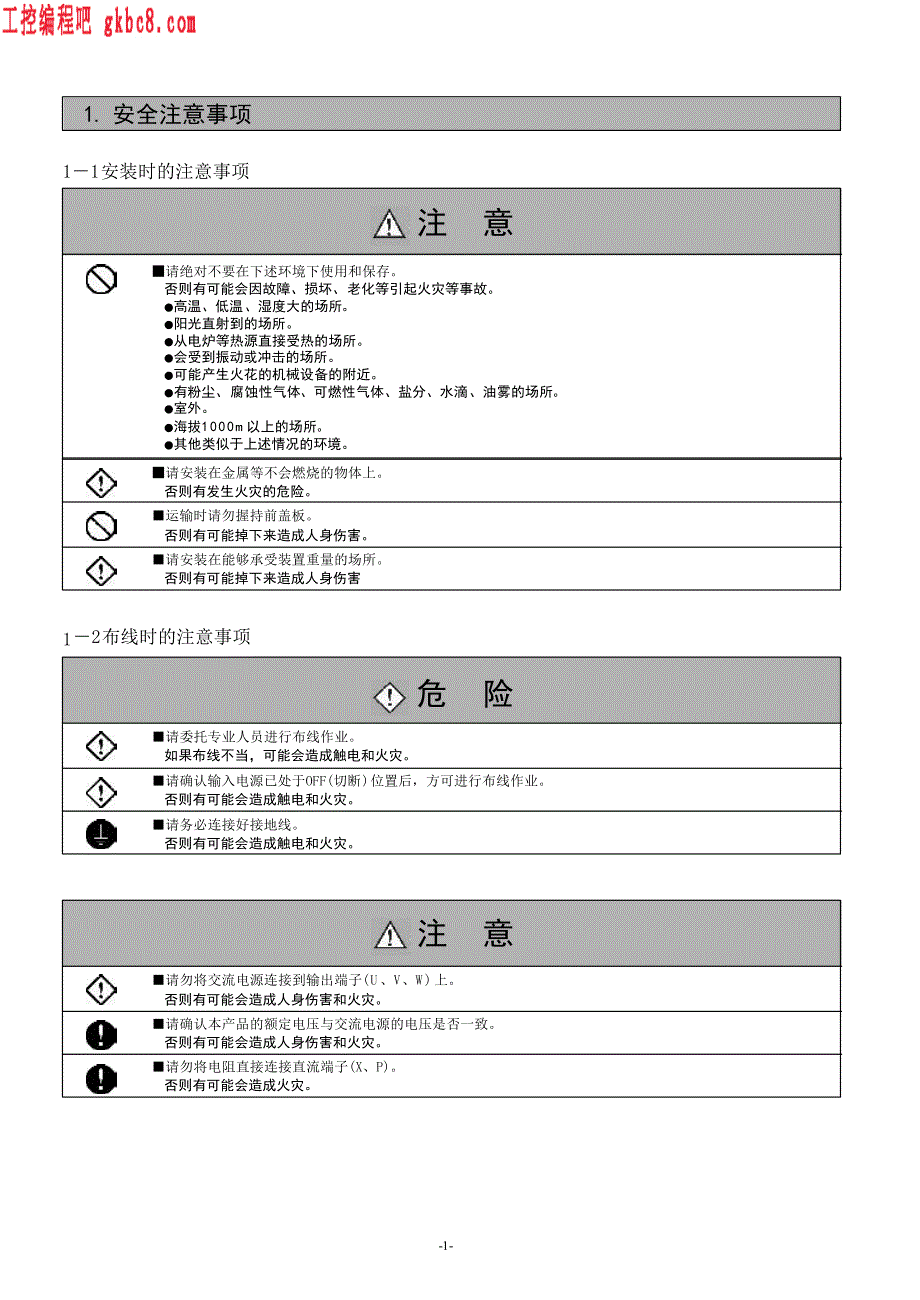 三垦 SAMCO-i系列大容量变频器使用说明书_第4页