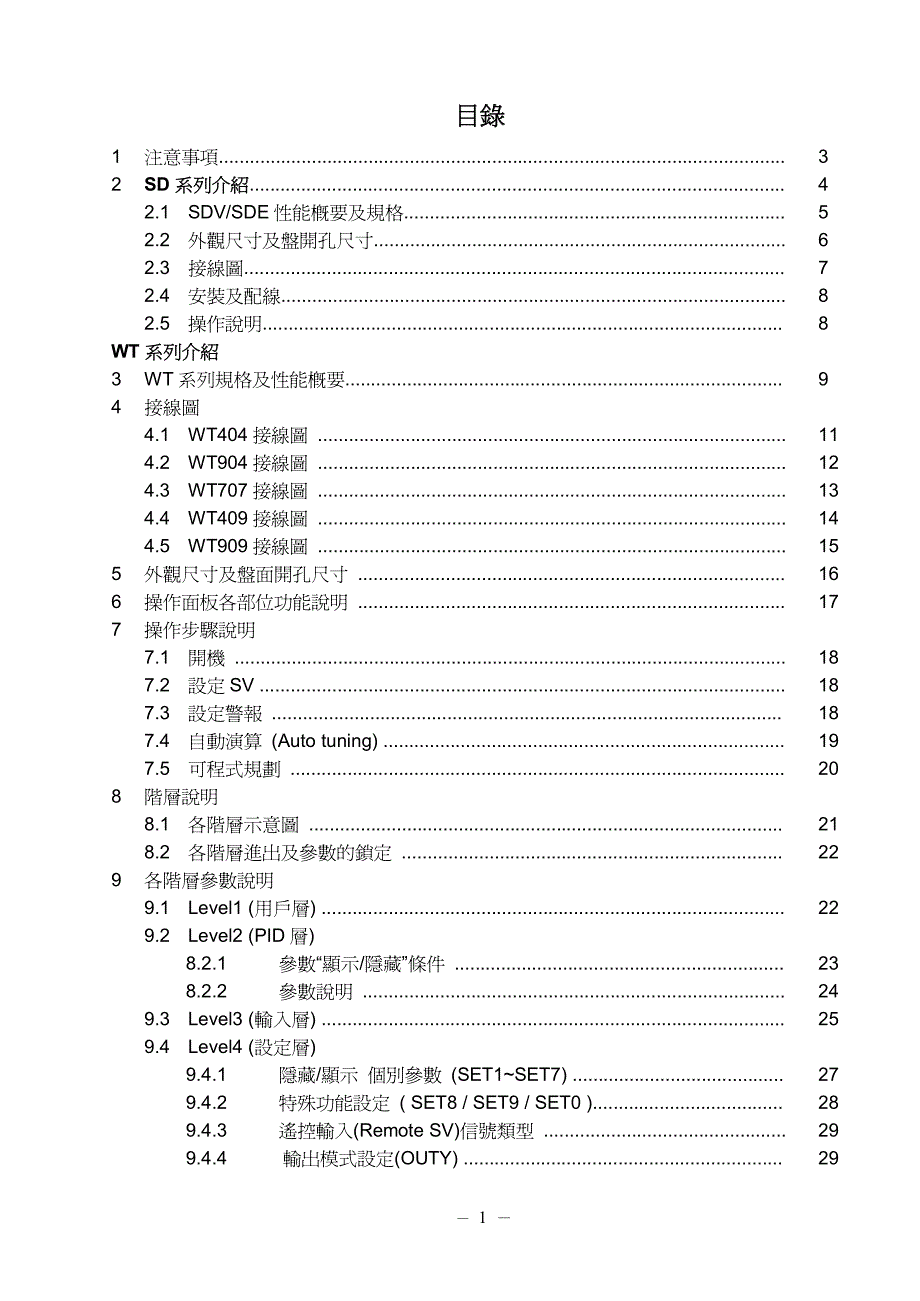 士林机电 SD WT系列温控器（微電腦溫度控制器）用户手册_第2页