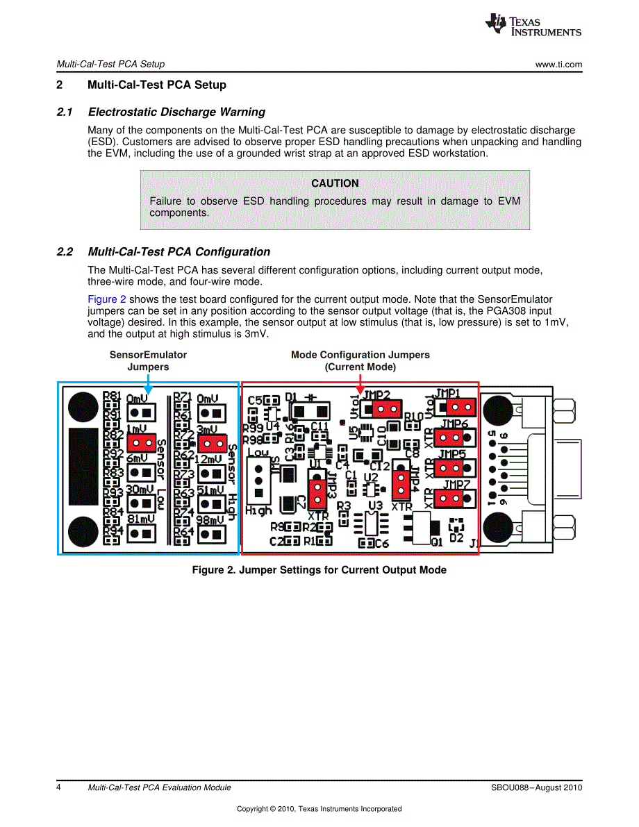 德州仪器Multi-Cal-TestPCAEvaluation用户手册编程手册英文版_第4页