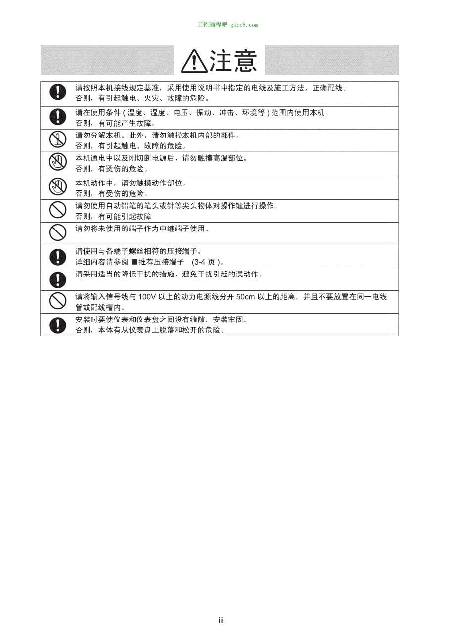日本山武智能记录仪SRF201 202 203用户手册_第5页