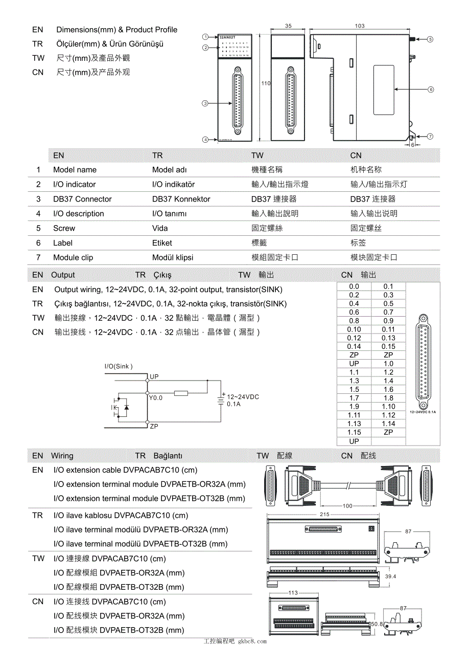 台达AH32AN02T-5B安装说明书_第2页