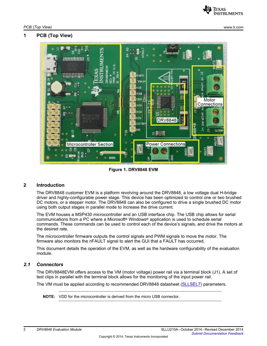 德州仪器DRV8848 用户手册编程手册英文版_第2页