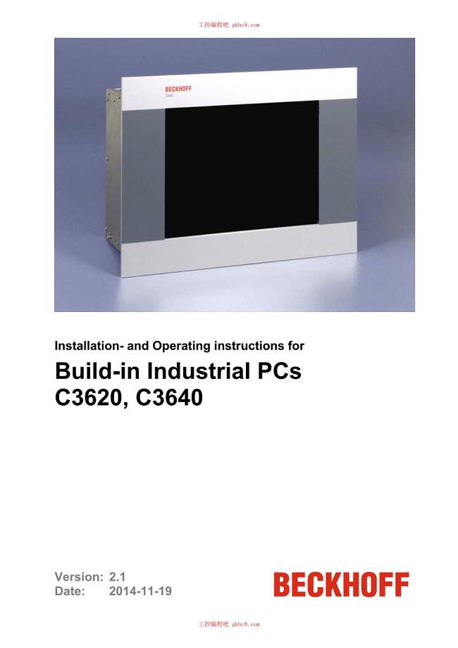 倍福工业PC C系列用户手册（英文版）C3620 C3640en