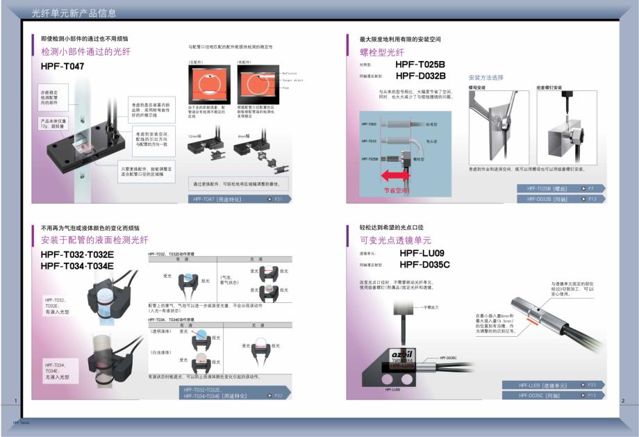 日本山武光纤产品选型手册_第2页