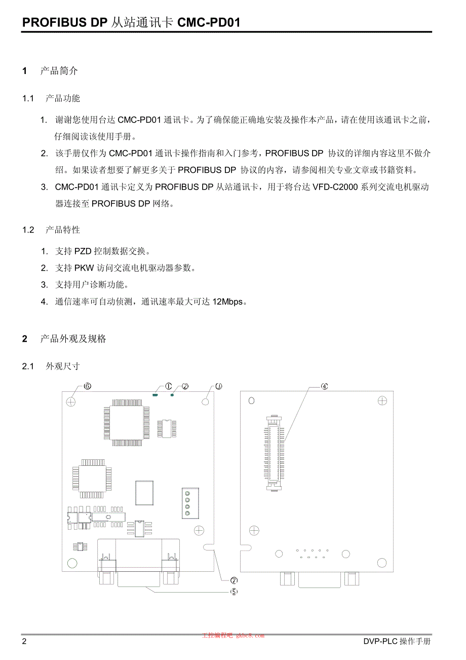 台达 CMC PD01通讯卡用户使用操作手册中文高清完整版_第4页