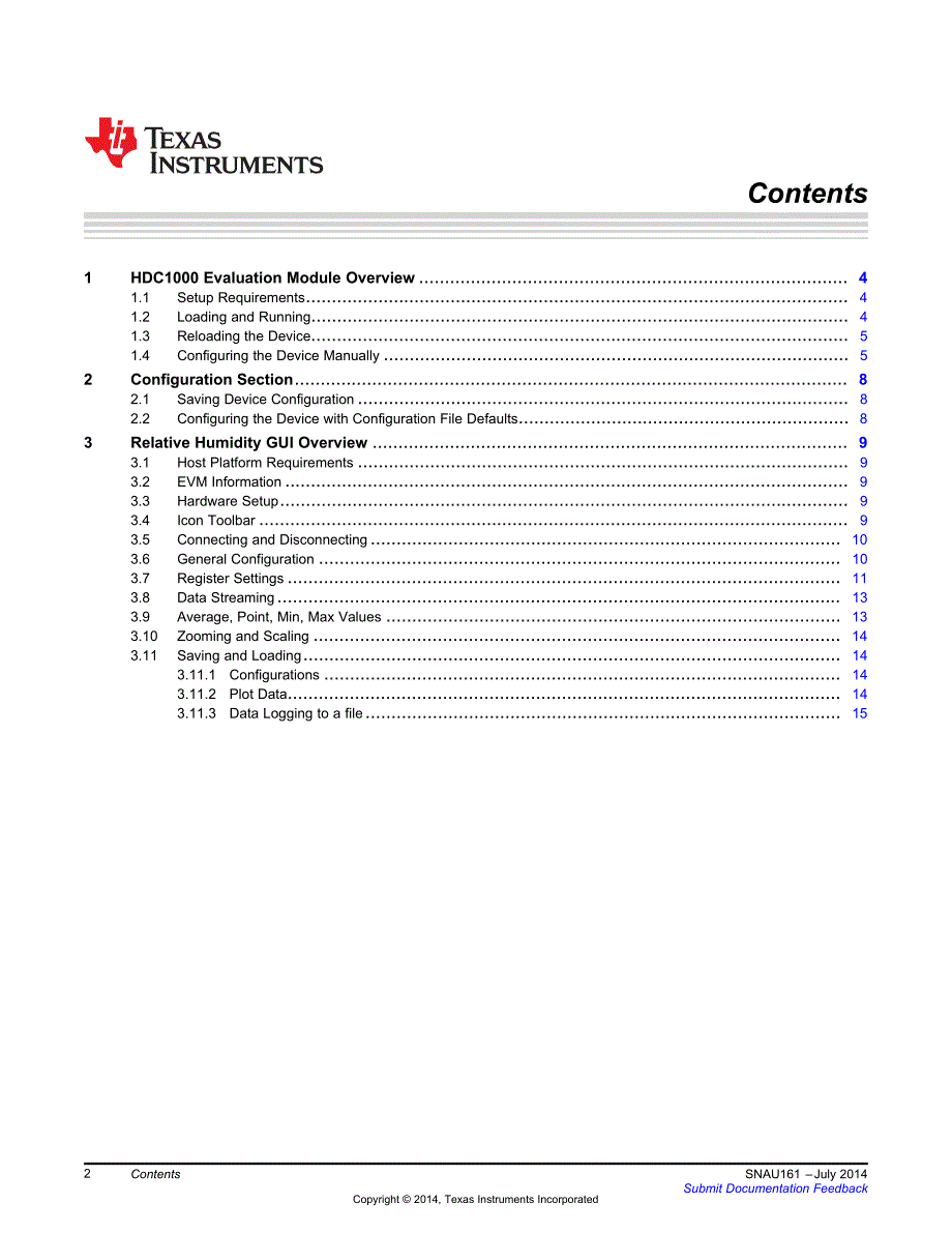 德州仪器HDC1000EVMGUI 用户手册编程手册英文版_第2页