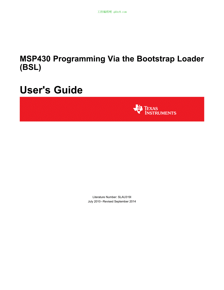 德州仪器MSP430 编程手册英文版_第1页