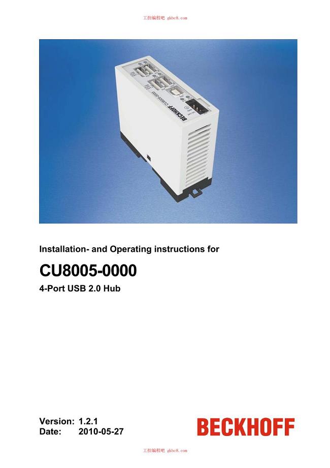倍福CU系列模块用户手册（英文版）CU8005-0000en