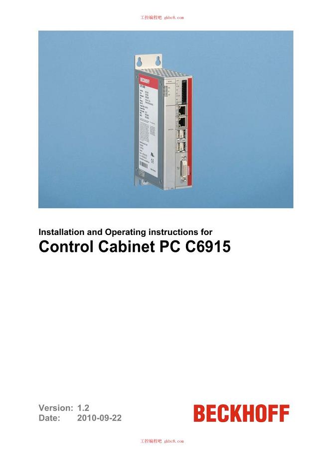 倍福工业PC C系列用户手册（英文版）C6915en