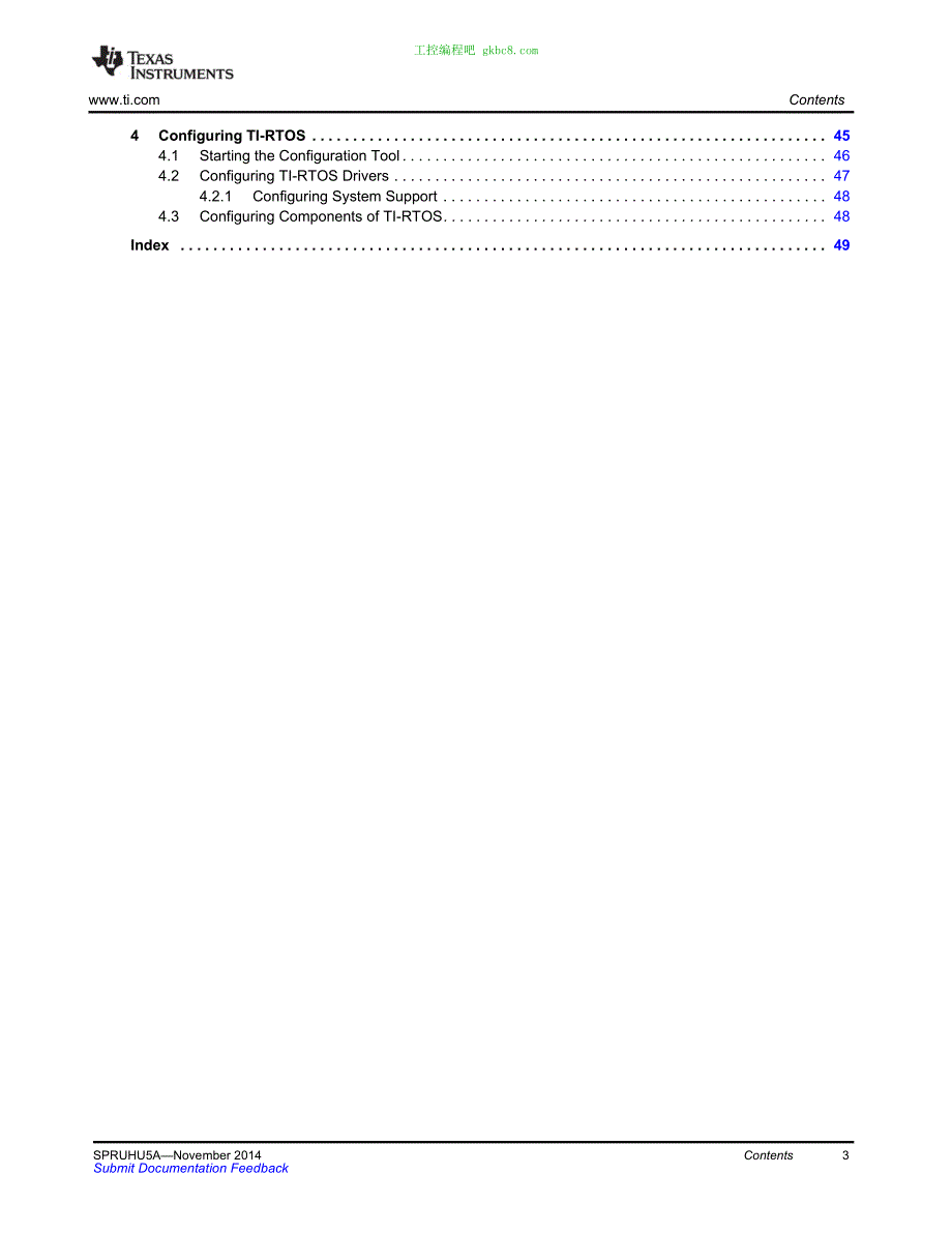 德州仪器TI-RTOS 2.10 for TivaC 入门手册英文版_第3页