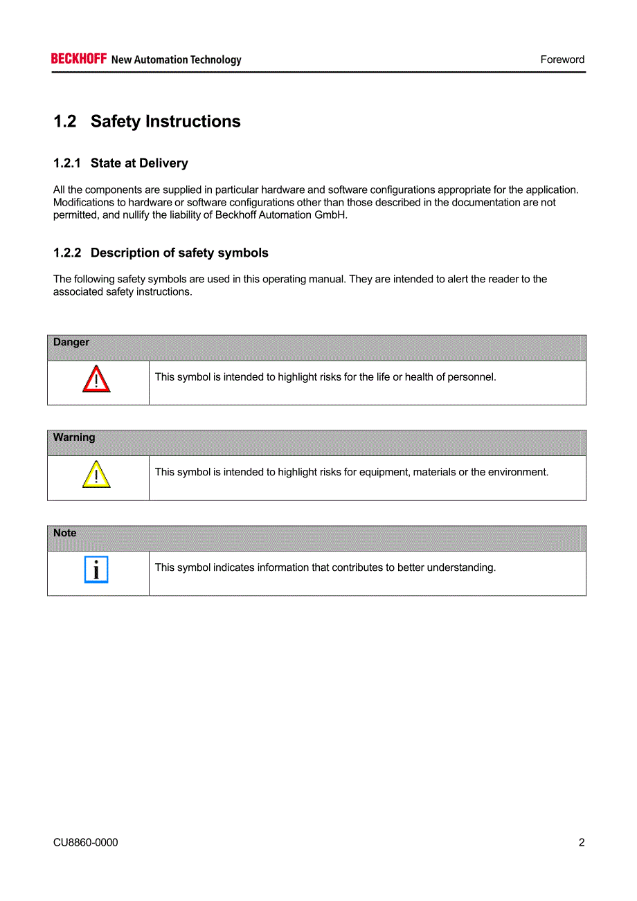 倍福USB DIV模块CU8860-000用户手册英文版在工控_第4页