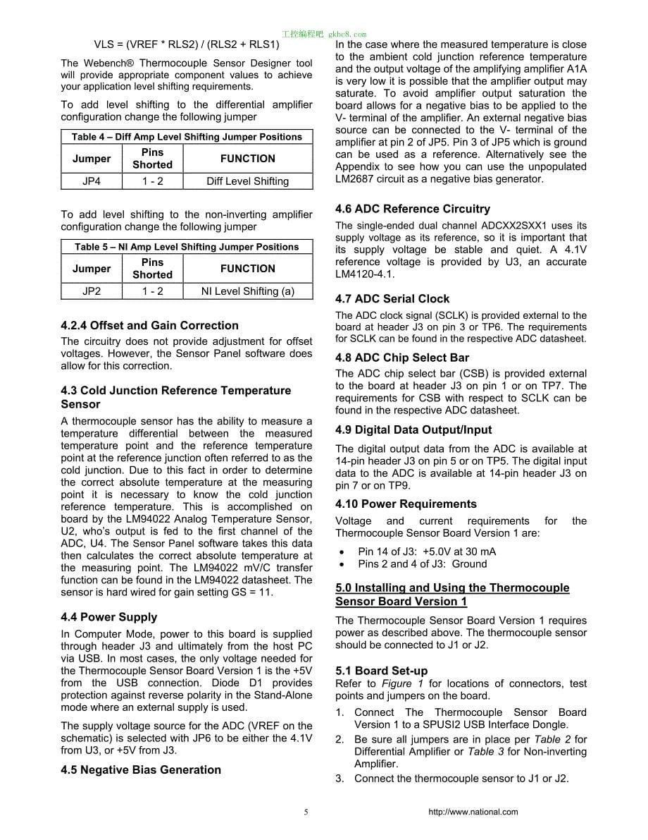 德州仪器SP1202S02RB 用户手册编程手册英文版_第5页