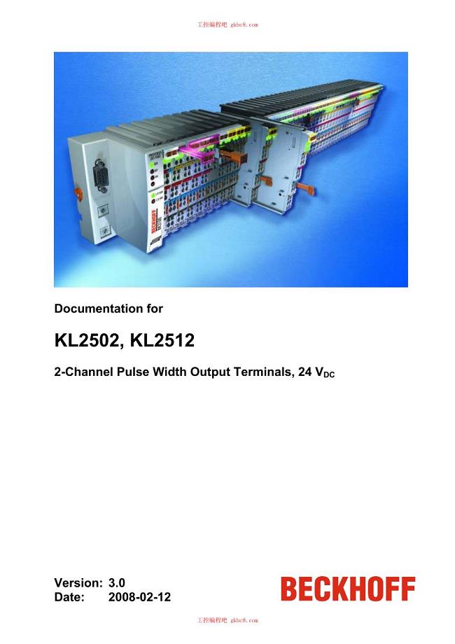 倍福端子模块KL系列用户手册（英文版）KL2502 KL2512en