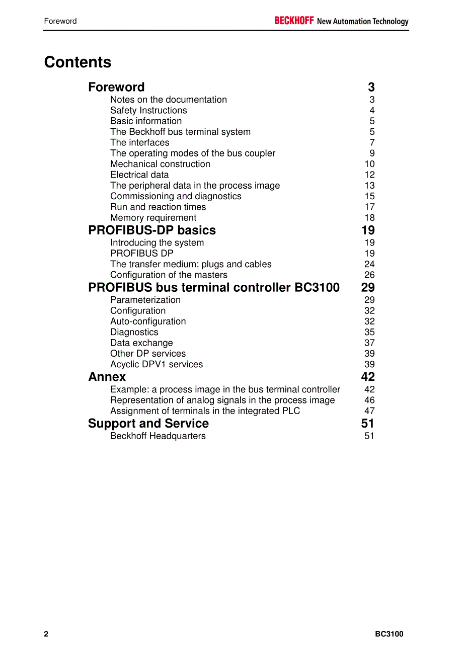 倍福通讯控制器BC系列用户手册（英文版）BC3100en_第2页