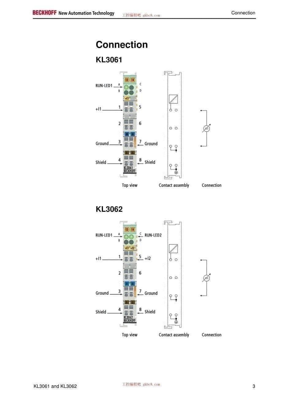 倍福端子模块KL系列用户手册（英文版）KL3061 KL3062en_第5页