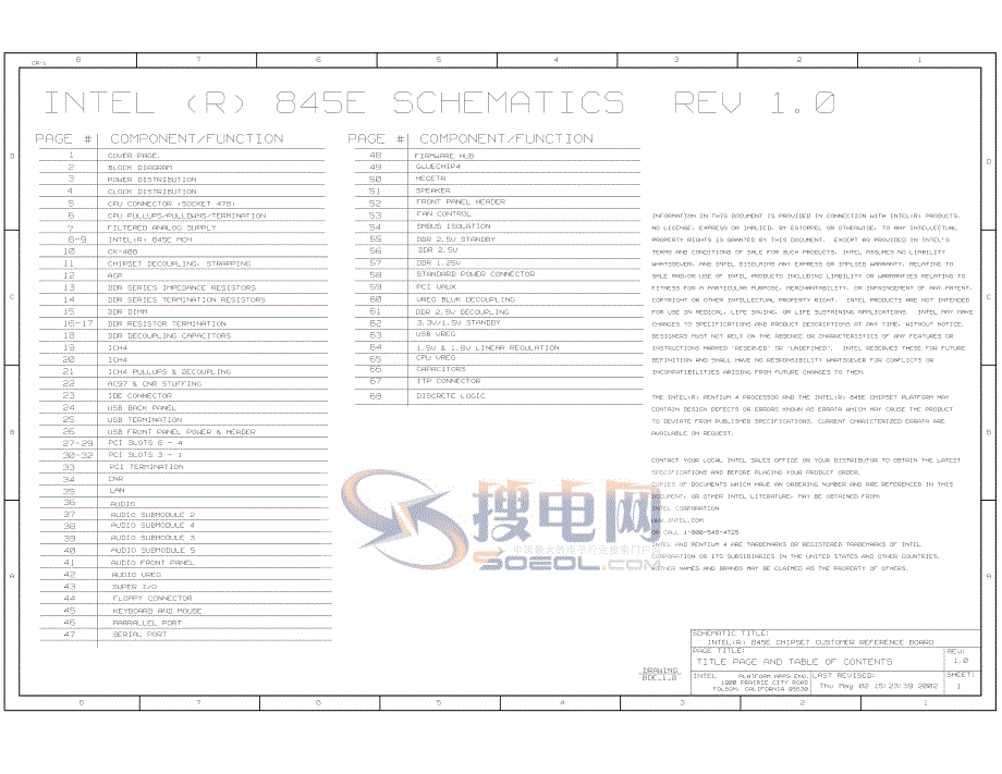 Intel845E主板图纸下载_第1页