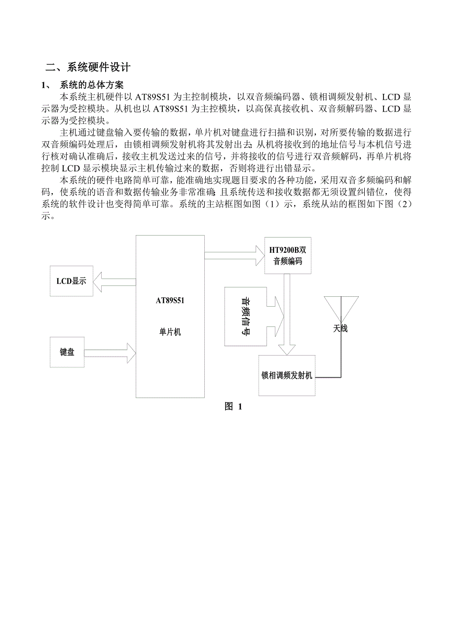 单工无线呼叫系统设计资料_第3页