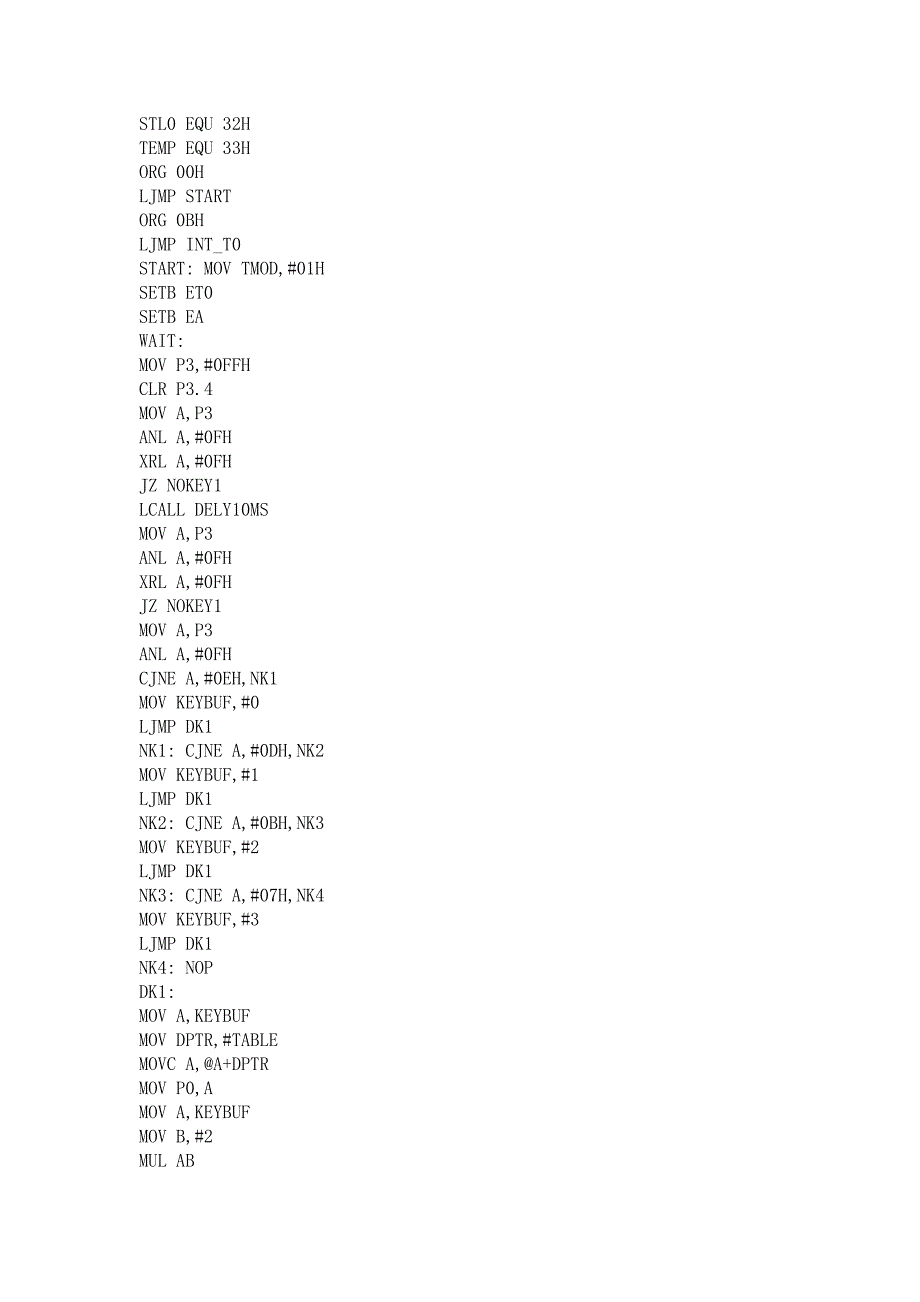 电子琴〖汇编+C语言参考资料〗_第4页