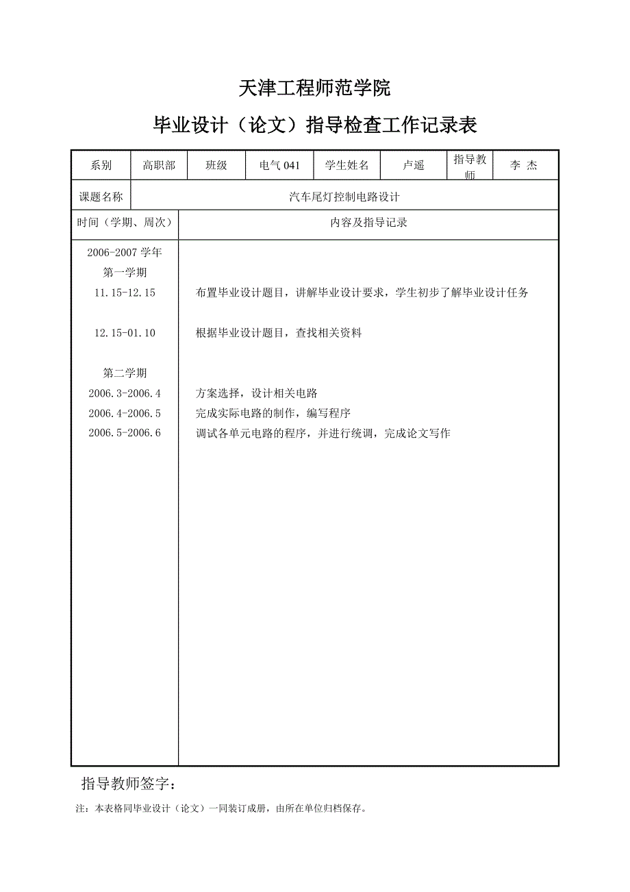 指导检查工作记录表_第1页