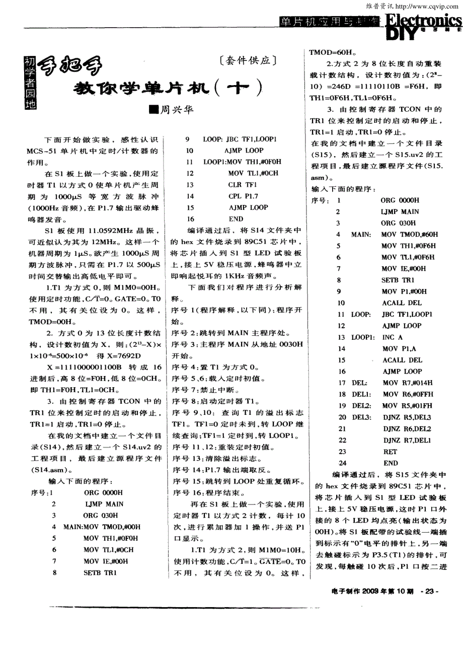 手把手教你学单片机（十）_第1页