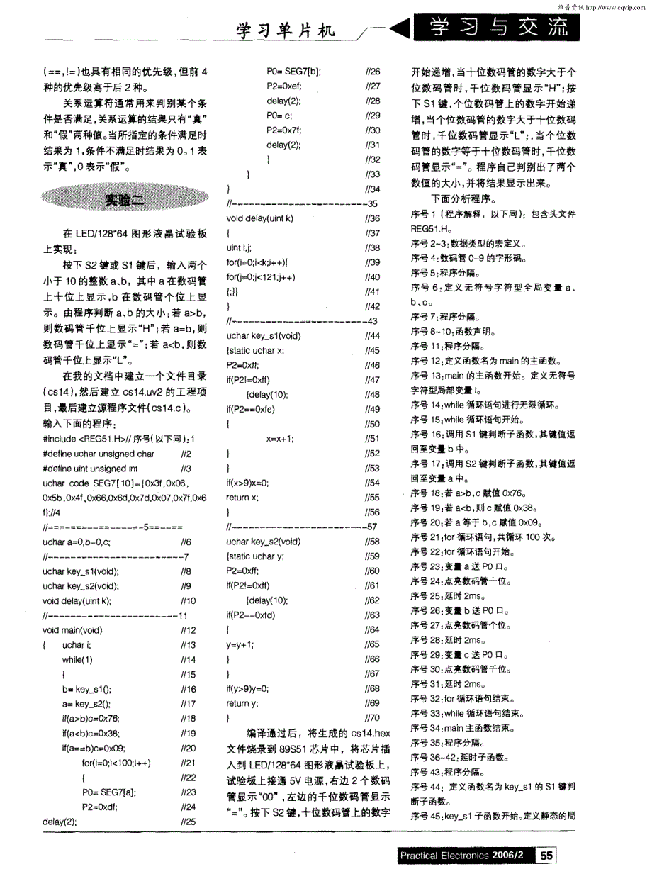 手把手教你学单片机的C语言程序设计（七）运算符与表达式_第2页