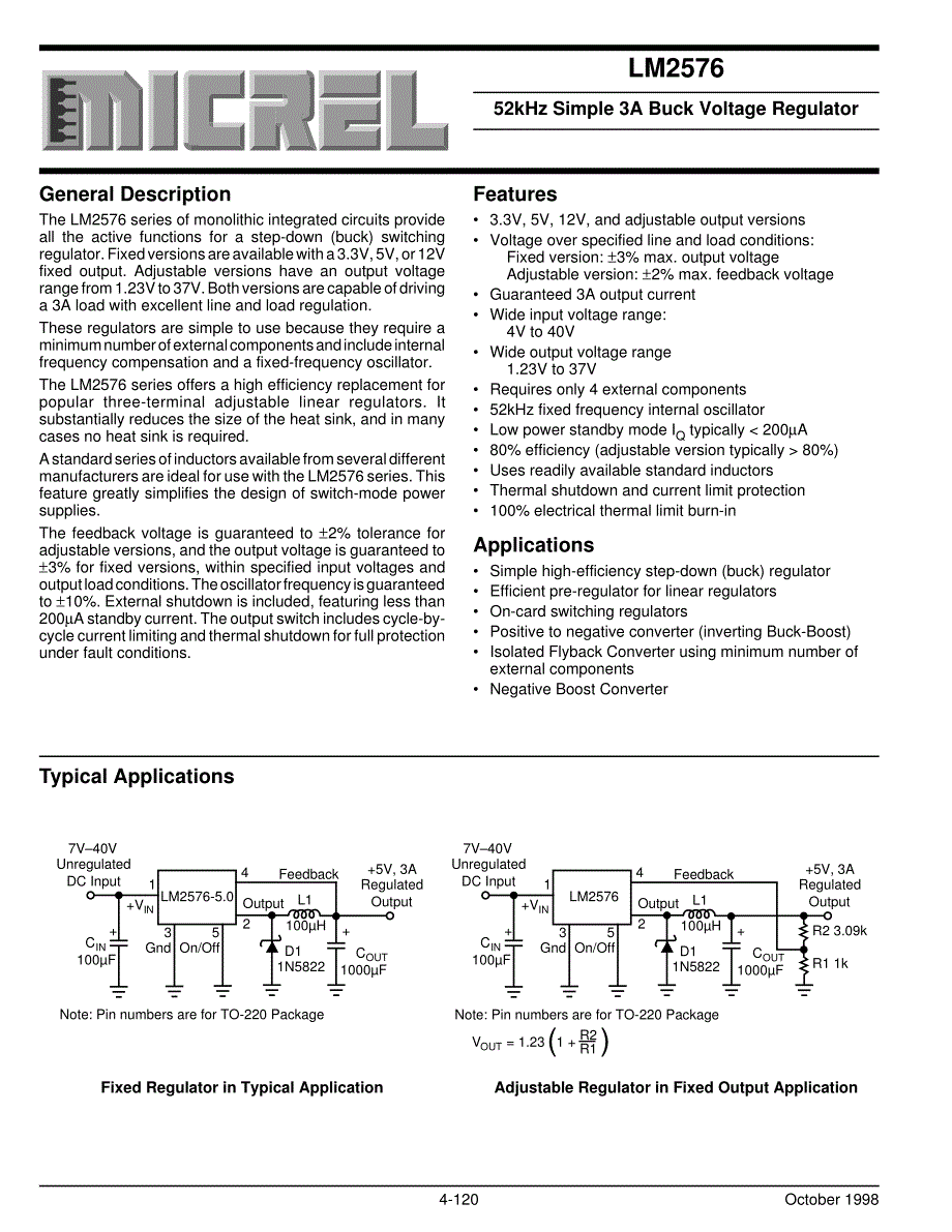 〖数字开头芯片资料〗2576_第1页