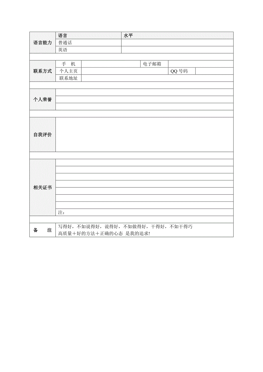 【简历模板】干练图标 表格式 适用于IT行业 2页式 有封面_第3页