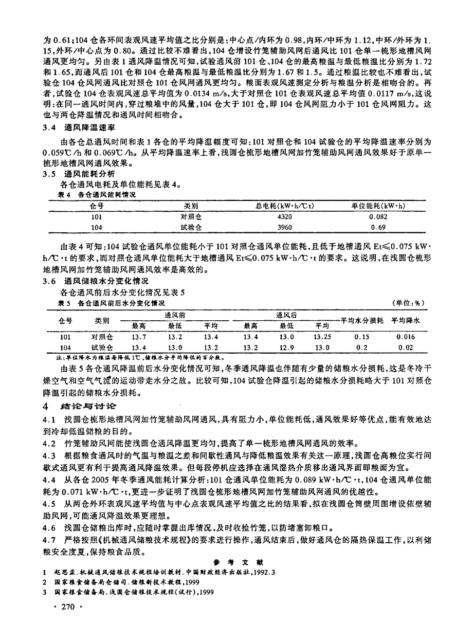 浅圆仓辅助风网通风比较研究_第4页