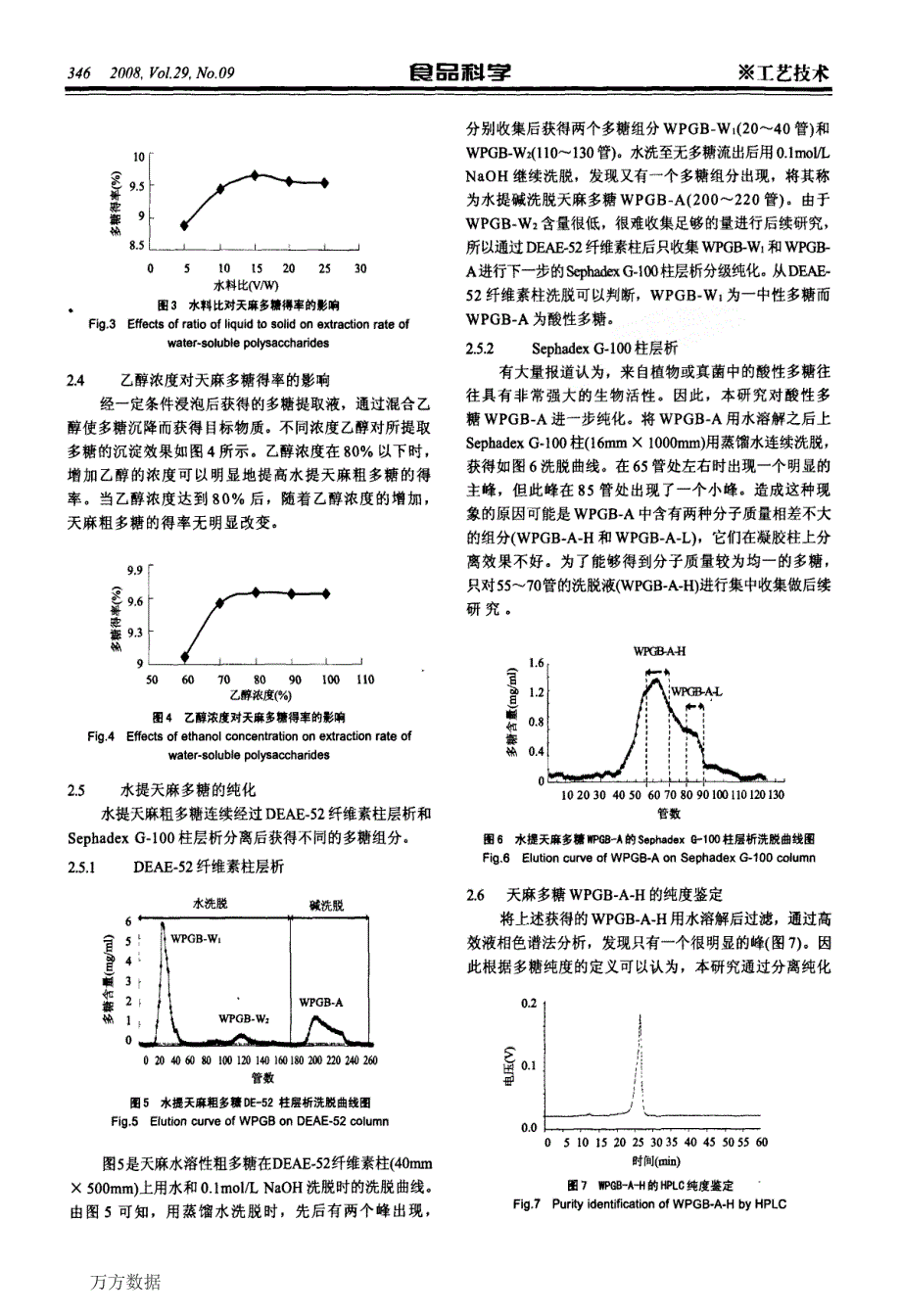 天麻水溶性多糖分离纯化及理化性质研究_第3页