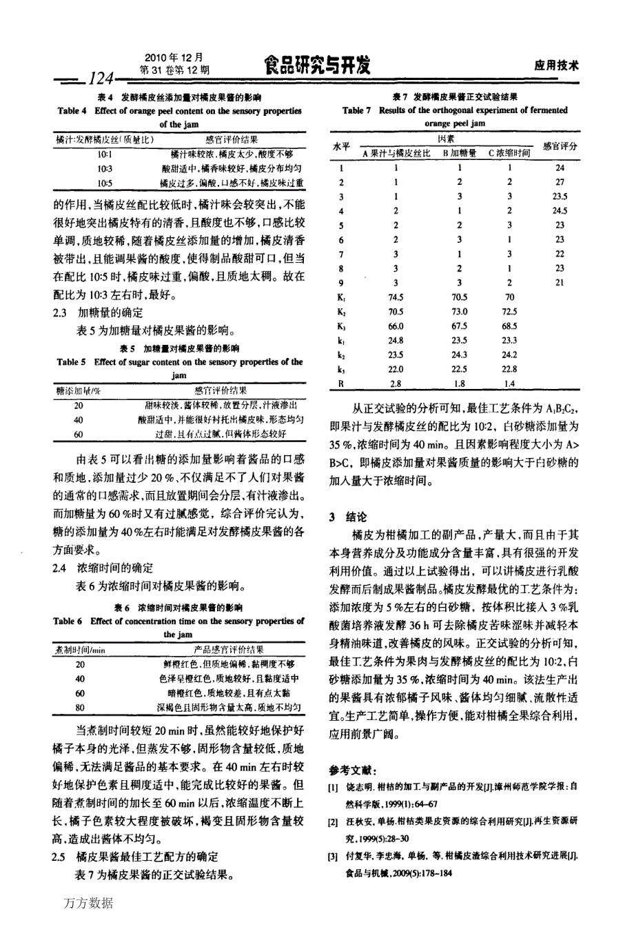 乳酸发酵橘皮果酱的研制_第3页