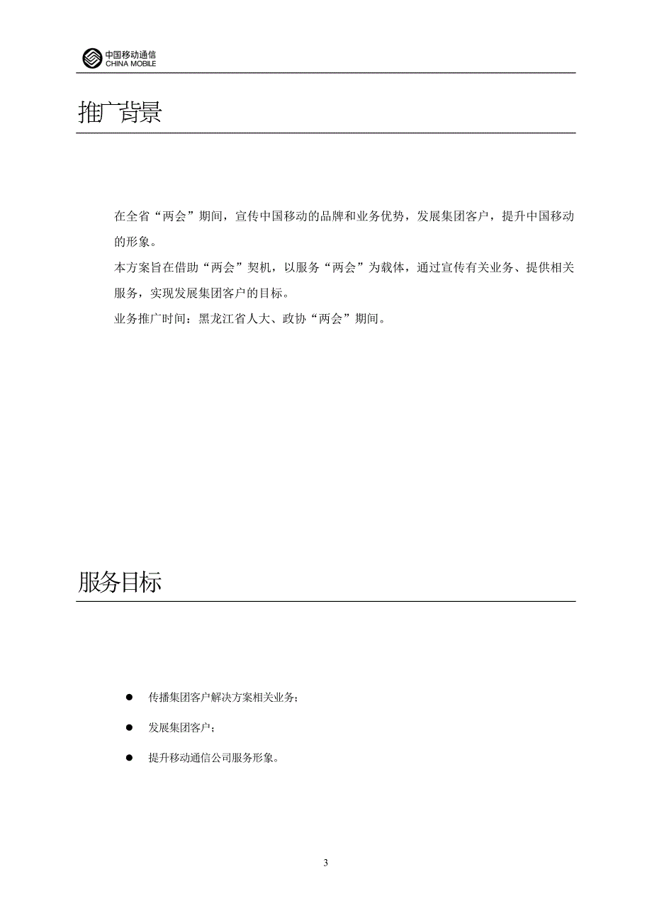 通信行业【促销活动方案】期间宣传服务方案_第3页