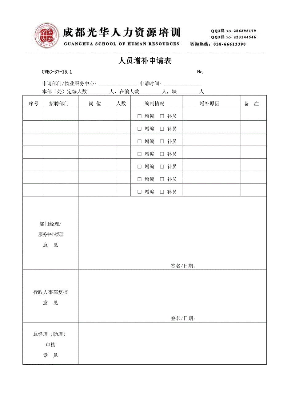 《HR常用表格资料大全（惊喜版）》人力资源管理理_第1页