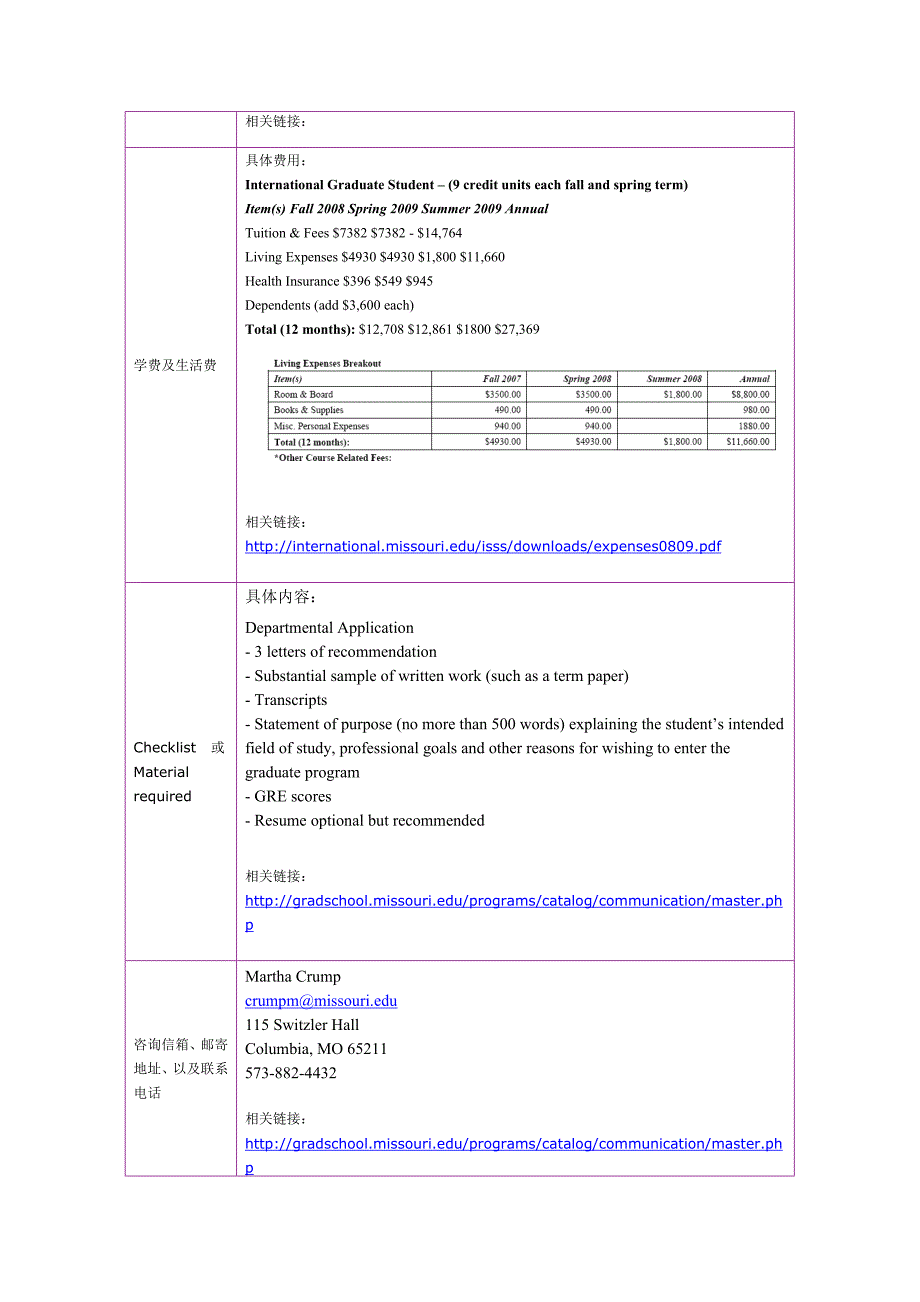 留学选校（传媒）University of Missouri graduate communication_第2页