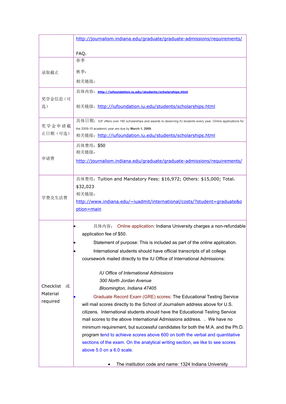 留学选校（传媒）Indiana University Bloomington Journalism_第3页