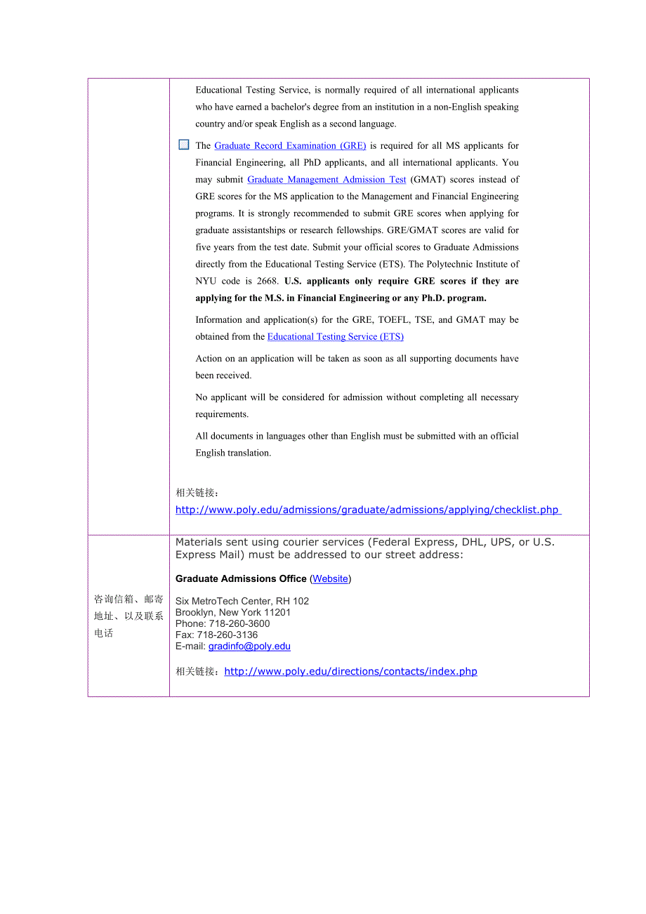 留学选校（CS）NYU Polytachnic University 计算机科学_第3页