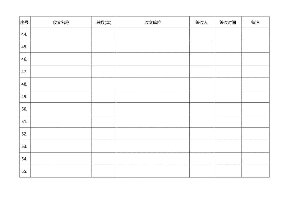 政工程－施工审批签到表(监理)_第5页