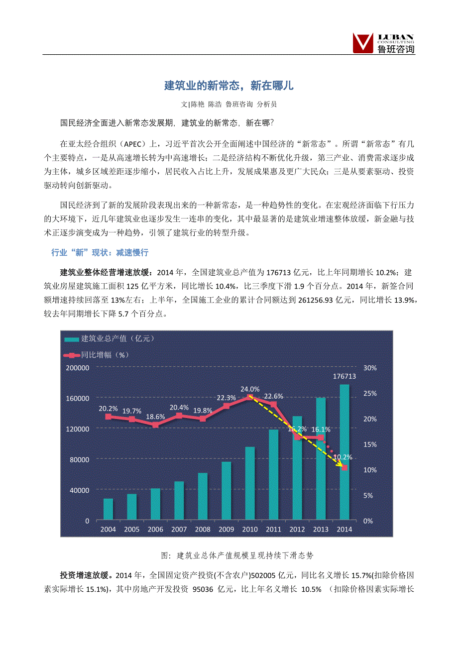 建筑业的新常态，新在哪儿_第1页