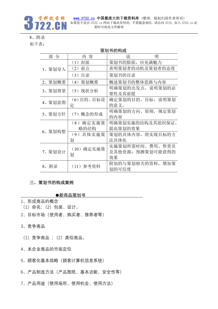 CMO企业策划书的设计与撰写（DOC 19）_第4页