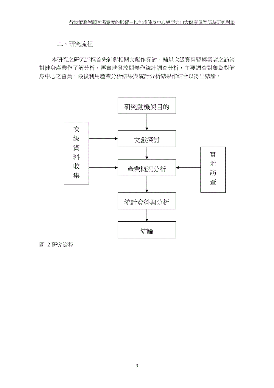 行销策略对顾客满意度的影响－以加州健身中心与亚力山大健康俱乐部为研究对象_第3页