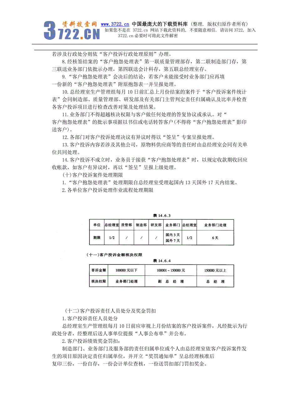 客户投诉管理制度_第3页