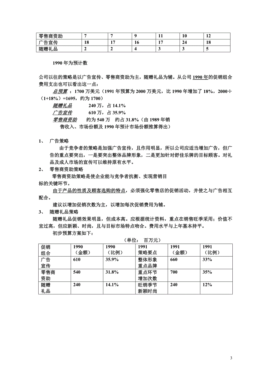 波食特儿童麦片促销组合方案_第3页