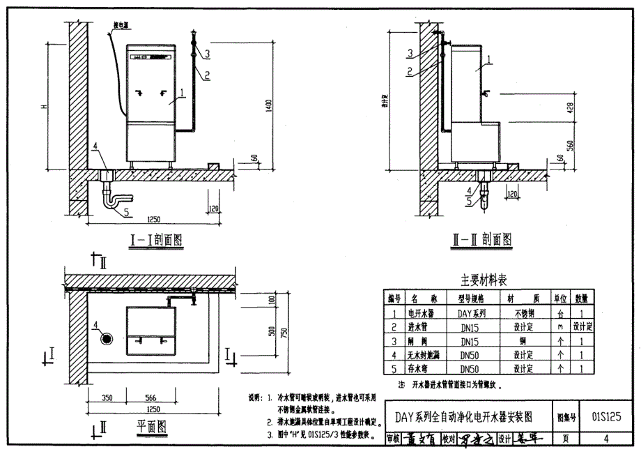 01S125 开水器（炉）选用及安装_第4页