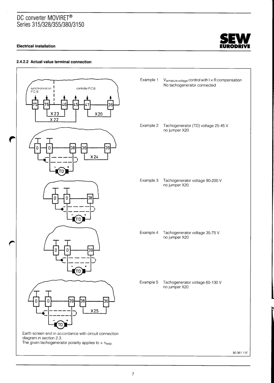 SEW－MOVIRET-315-328-355-380-3150－变频器说明书_第4页