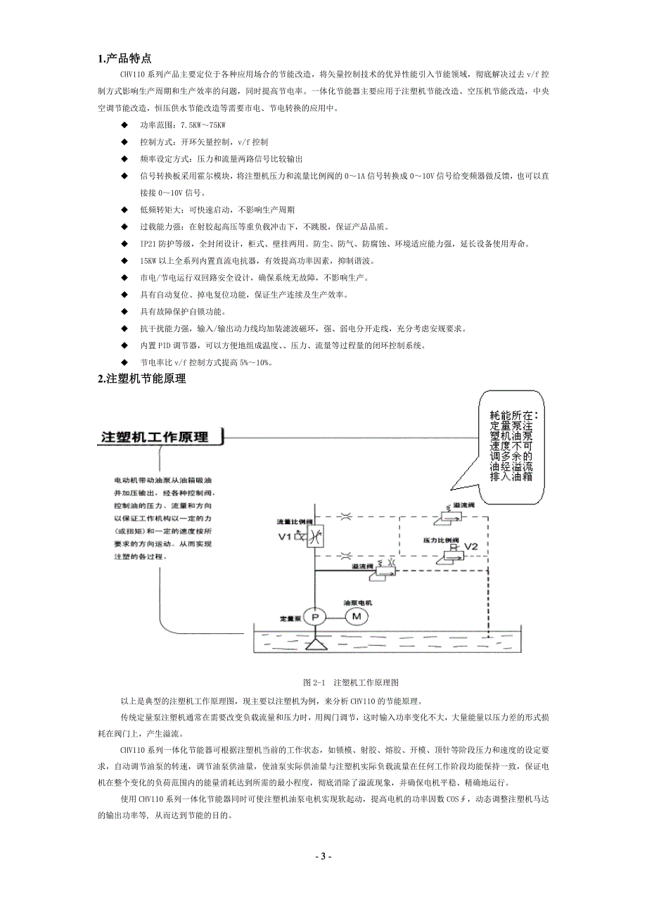 英威腾CHV110（V2.0）注塑机节能器变频器说明书_第4页