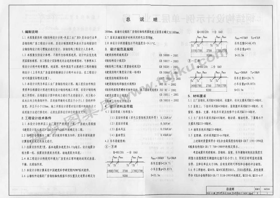 06CG04钢结构设计示例---单层工业厂房_第2页