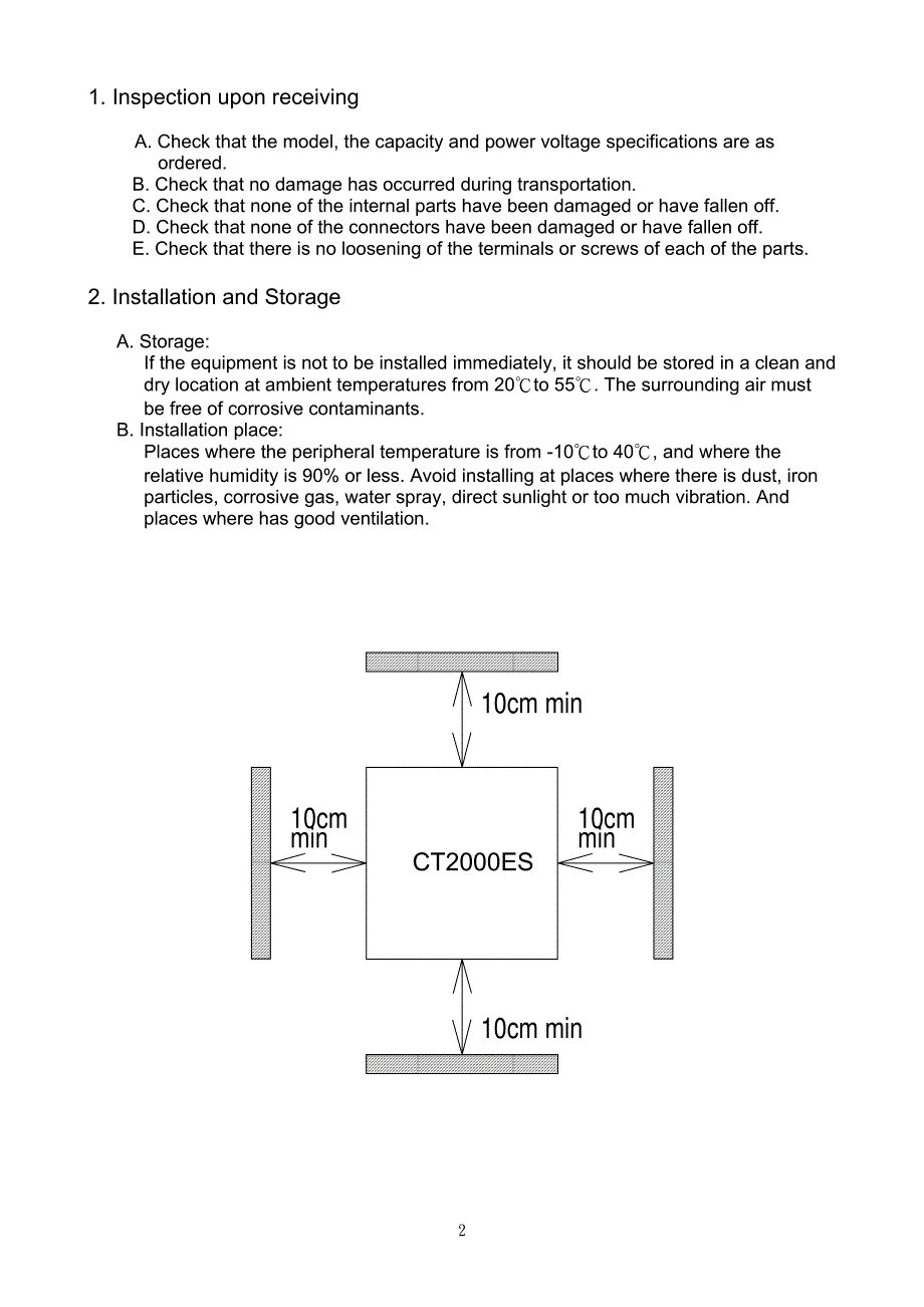 九德松益CT2000ES－变频器说明书_第2页